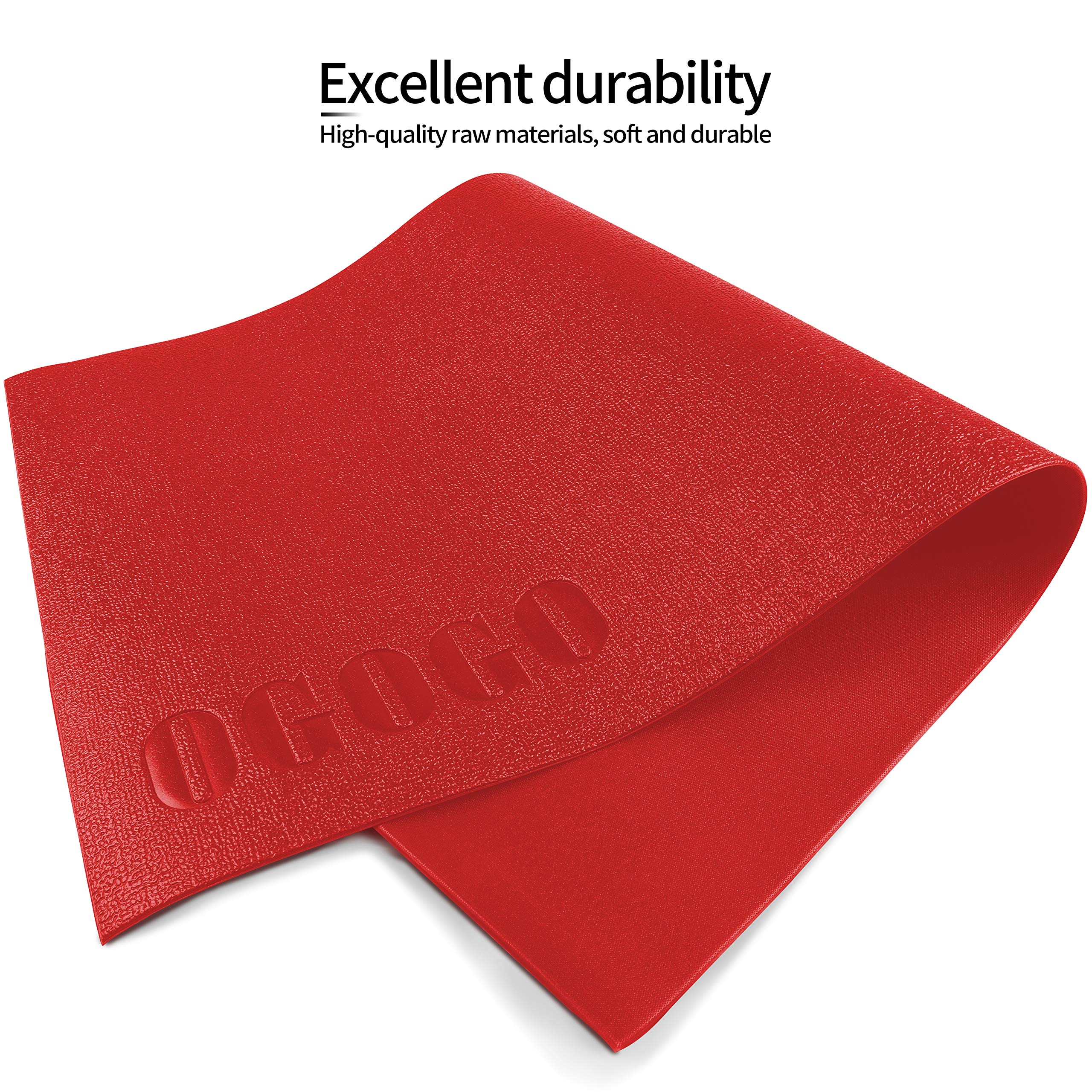 OGOGO Treadmill mat - Exercise Equipment mat for Home Workout， Spin Bike mat use On Hardwood Floors and Carpet Protection