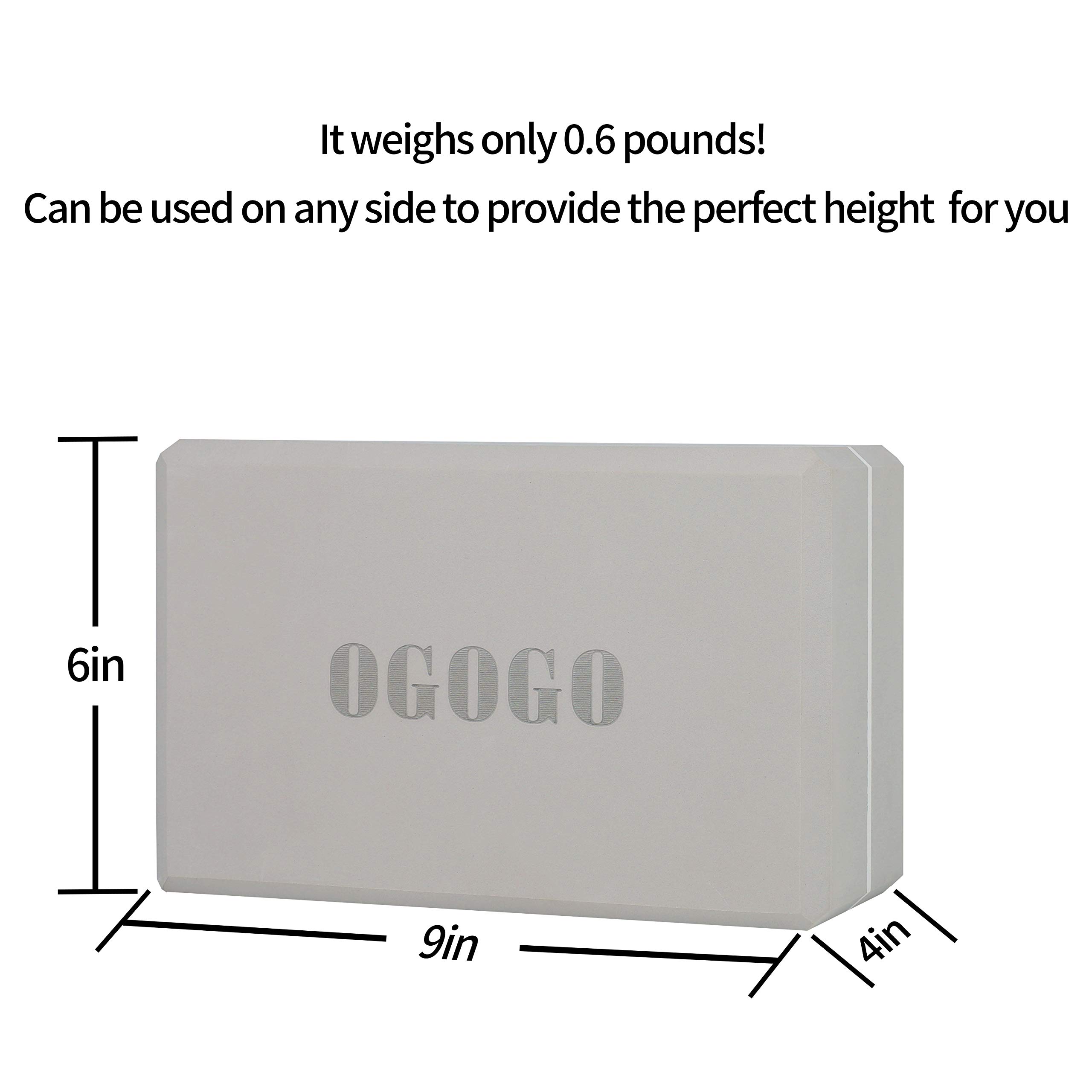 Yoga Block 2 Pack - High Density Soft Non-Slip Yoga Brick for women, Increase Posture Flexibility and Maintain Body Balance