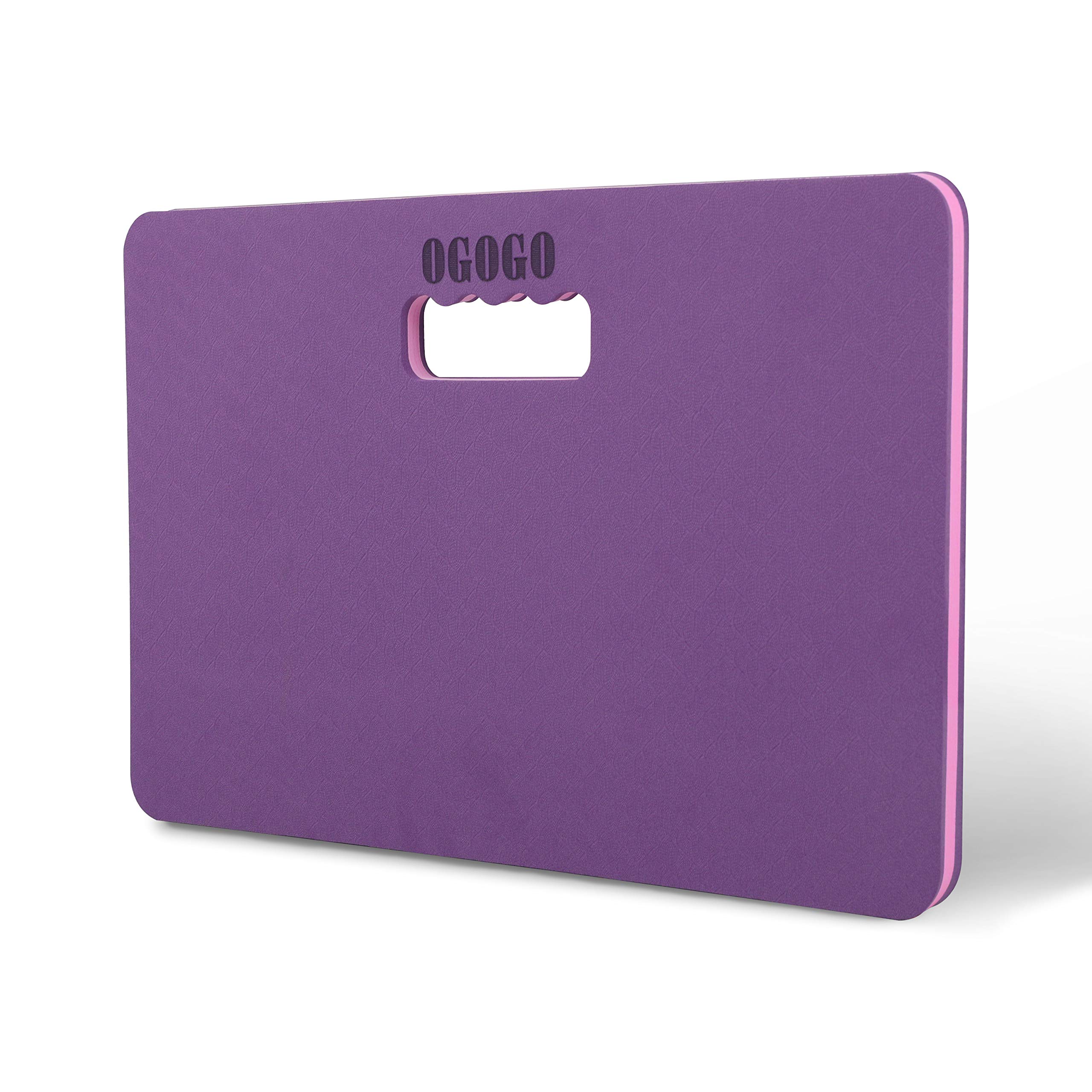 OGOGO Kneeling Pads - ECO-Friendly TPE Material Thick Extra Large Foam Comfort Kneeling Cushion for Gardening, Yard Work, Yoga, and Floor Kneeler for Baby Bath,17.5" x 11" x 3/4", Blue and Green Brand: OGOGO