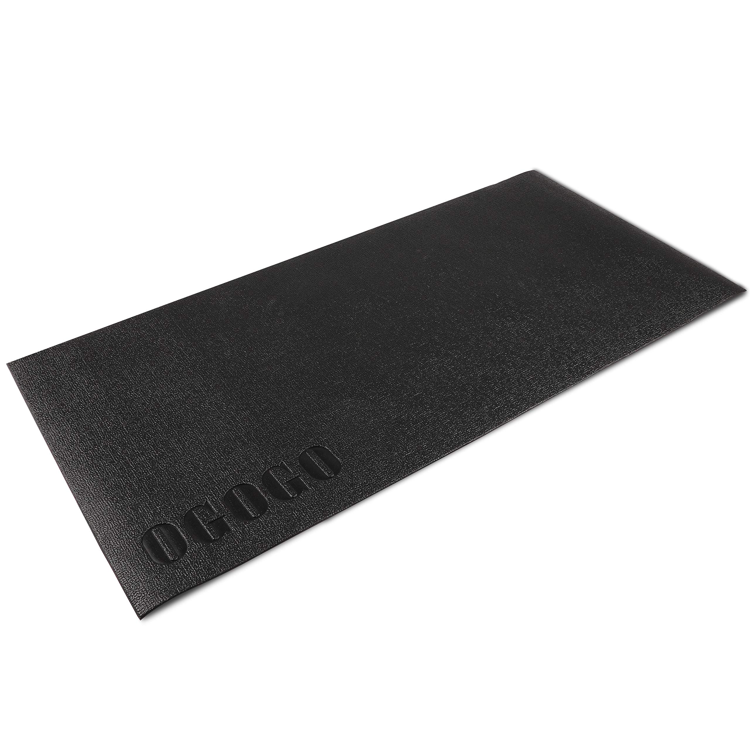 OGOGO Treadmill mat - Exercise Equipment mat for Home Workout， Spin Bike mat use On Hardwood Floors and Carpet Protection