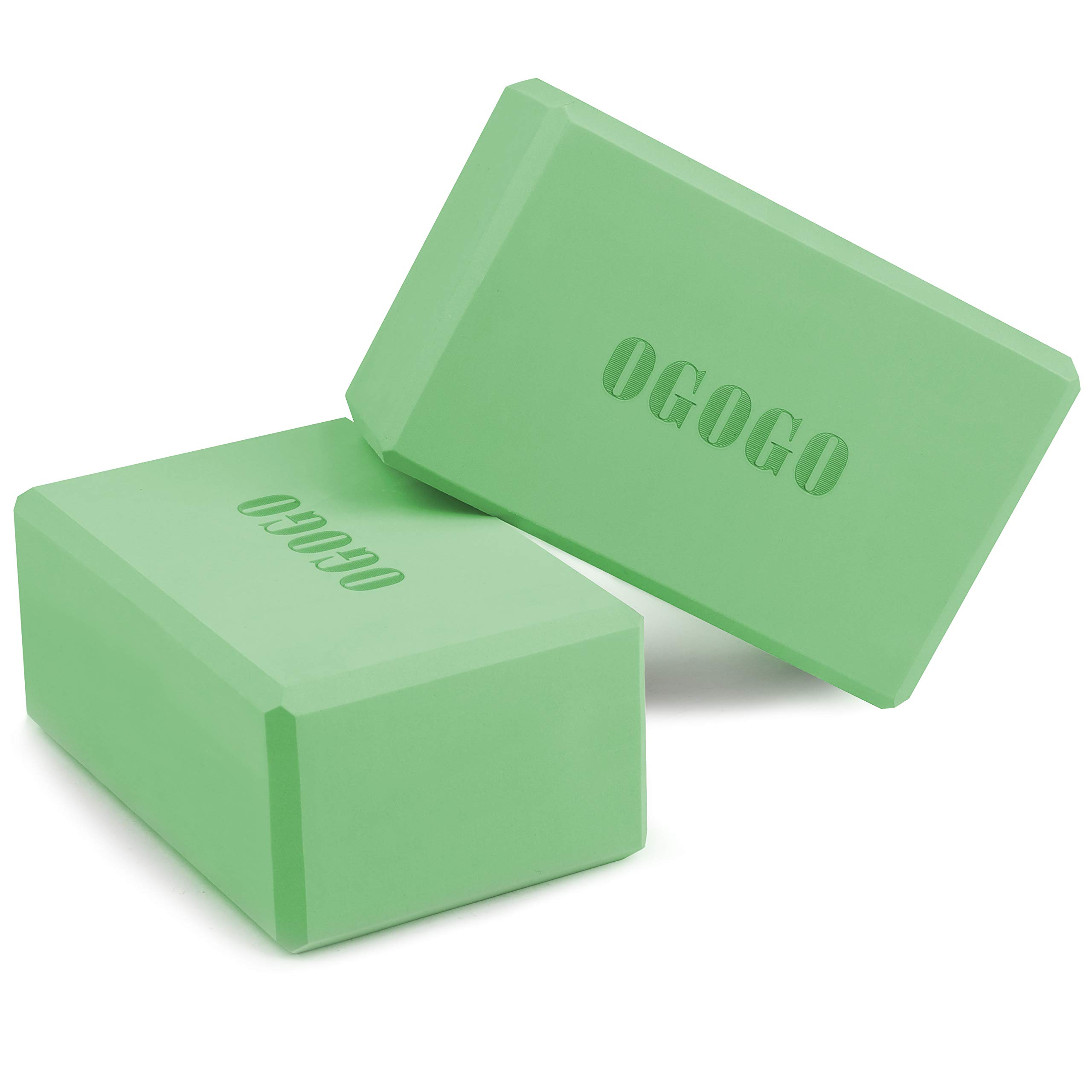 Yoga Block 2 Pack - High Density Soft Non-Slip Yoga Brick for women, Increase Posture Flexibility and Maintain Body Balance