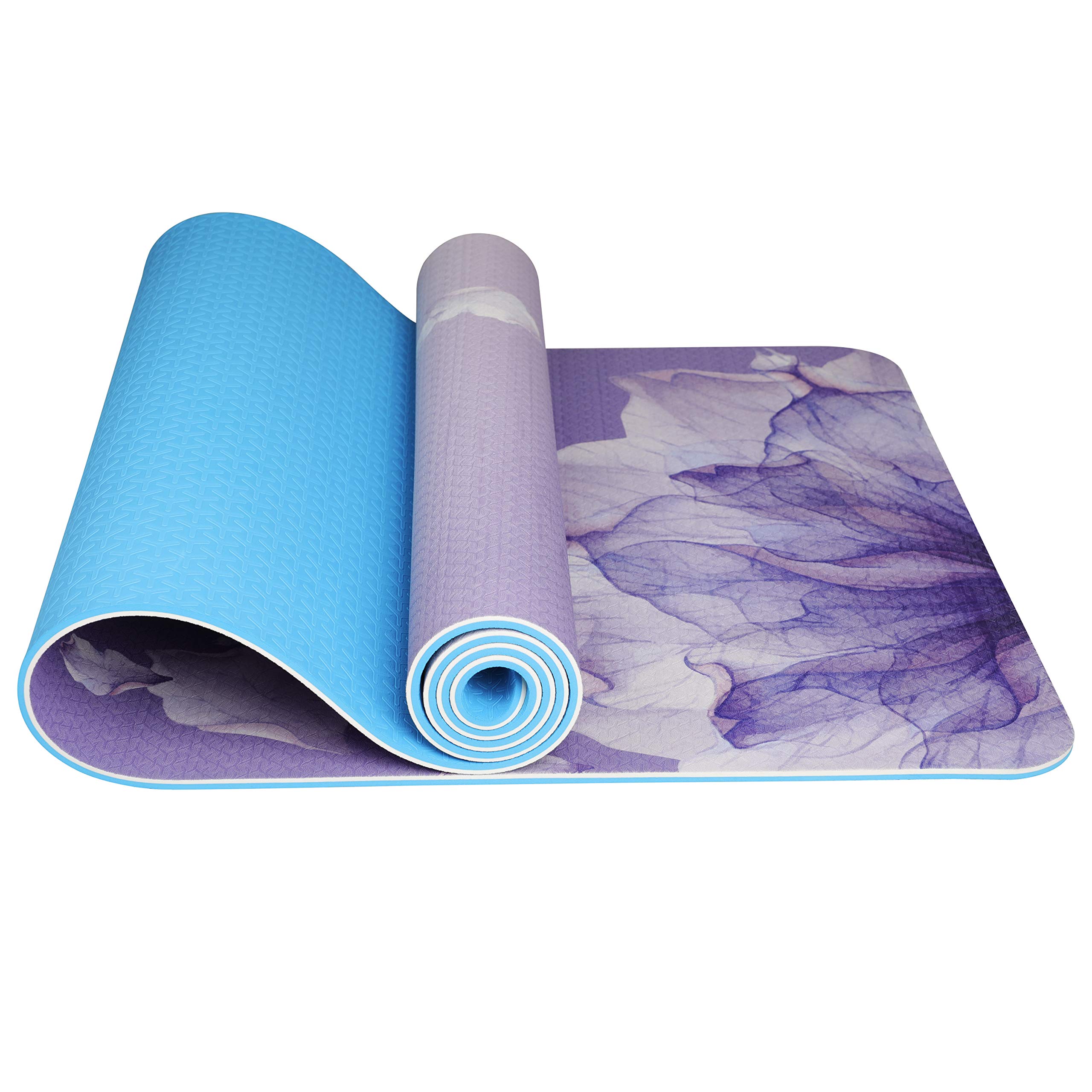 OGOGO Yoga Mat - Thick Non Slip Yoga Mat for Women and Men, ECO-Friendly Yoga Mat with Strap for Home Fitness Exercise Workout Pilate