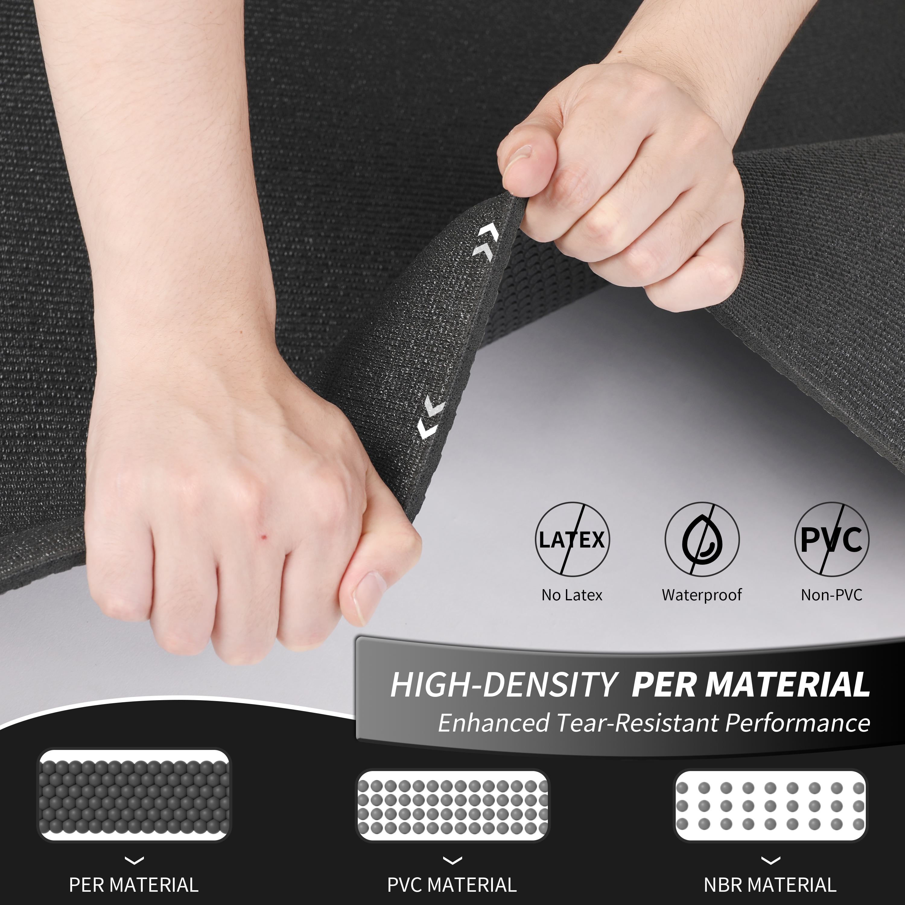 OGOGO Premium Yoga Mat - Extra Long and Wide 78. 7x 26 x1/4 inches, Non-Slip Surface, Eco-Friendly, Lightweight and Portable with Carrying Strap, Ideal for Yoga and Pilates,