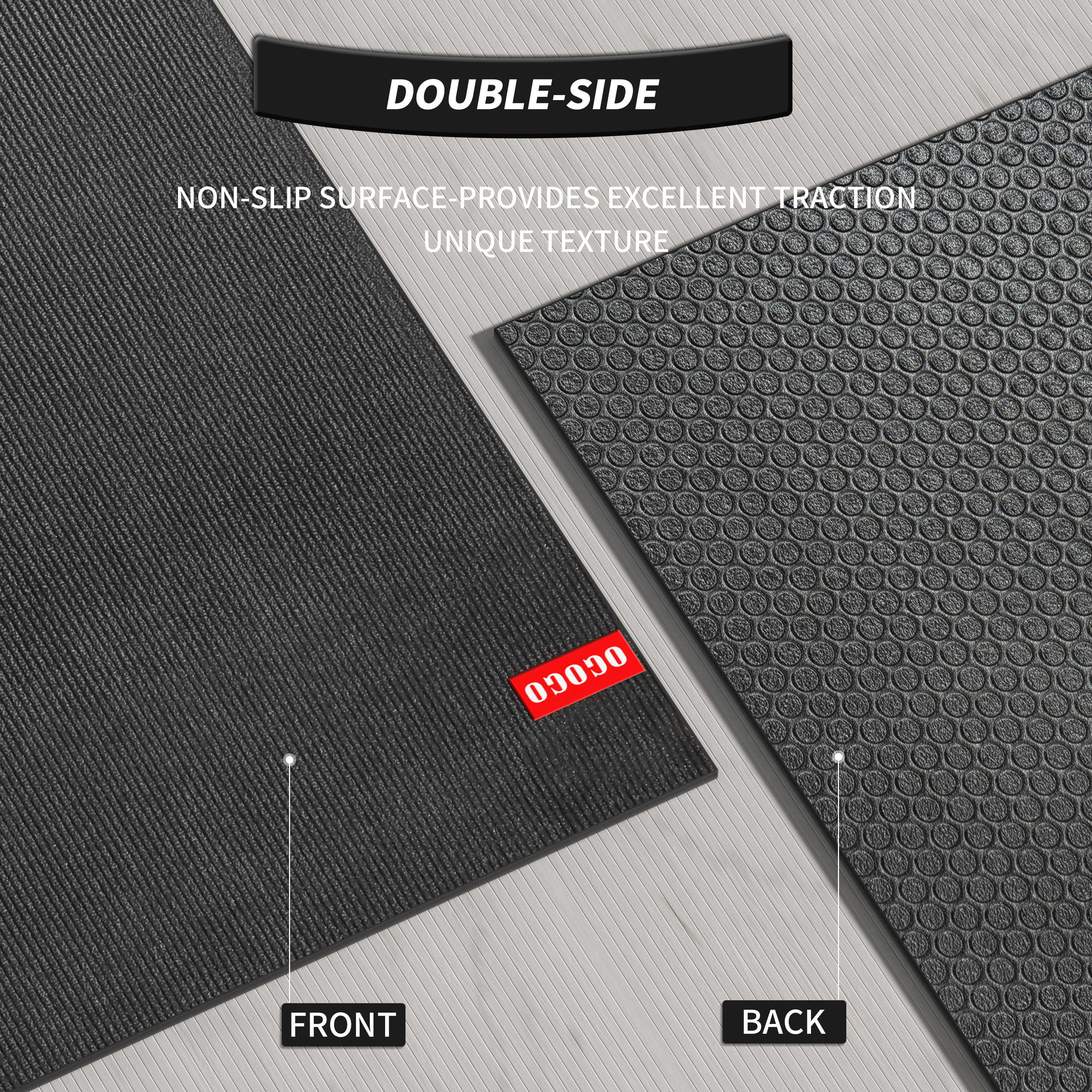 OGOGO Premium Yoga Mat - Extra Long and Wide 78. 7x 26 x1/4 inches, Non-Slip Surface, Eco-Friendly, Lightweight and Portable with Carrying Strap, Ideal for Yoga and Pilates,
